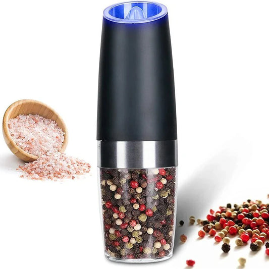 USB Rechargeable Electric Salt and Pepper Grinder with Automatic Dispense