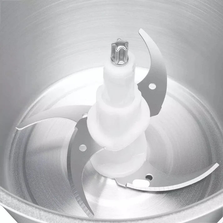 Large 2-Liter Electric Food Processor and Grinder - Meat, Grains, and Vegetables