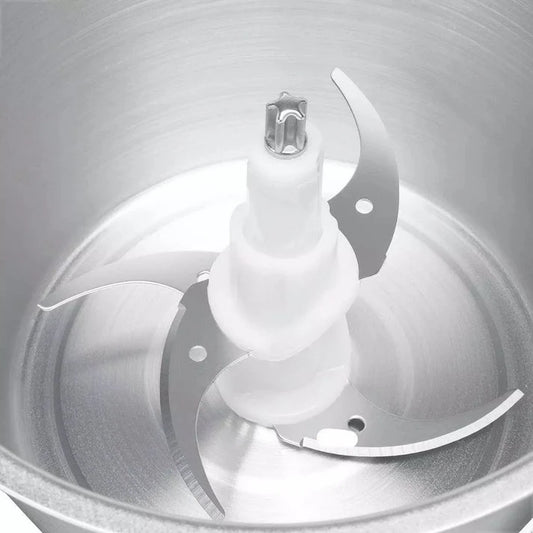 Large 2-Liter Electric Food Processor and Grinder - Meat, Grains, and Vegetables
